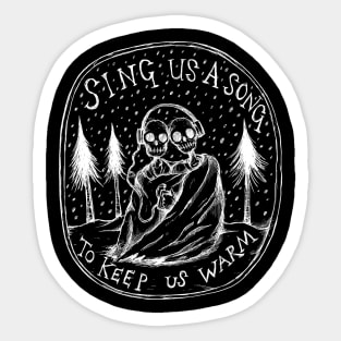 Exit Music (for a Film) Illustrated Lyrics - by Radiohead Sticker